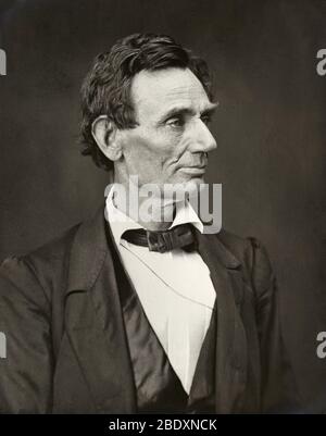 Abraham Lincoln, 1860 Stock Photo