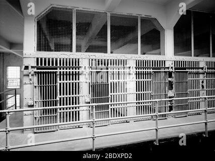 Alcatraz, Cell Block A, 1986 Stock Photo