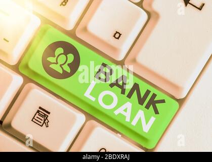 Conceptual Hand Writing Showing Bank Loan Concept Meaning An