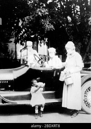 Spanish Flu Pandemic, 1918 Stock Photo