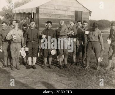 WWI, Spanish Flu Pandemic, 1918 Stock Photo