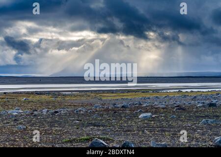 Icelandic landscape, Northwestern Region, Iceland Stock Photo