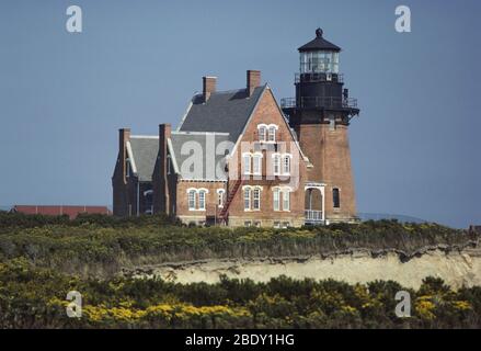 Rhode Island, Block Island, Mohegan Bluffs, Southeast Lighthouse ...