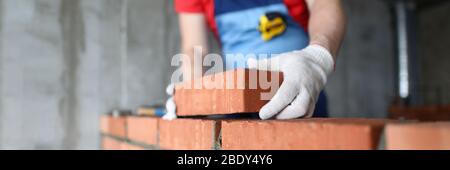 Handyman working on new project Stock Photo