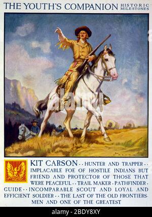 Kit Carson, American Frontiersman Stock Photo