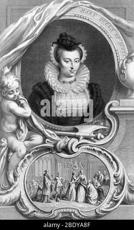 Mary, Queen of Scots, 1587 Stock Photo