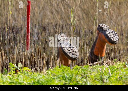 Funny sales wellington boots