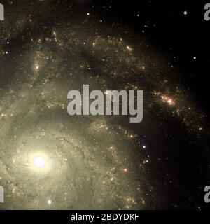 Pinwheel Galaxy, Southern Section, M101, NGC 5457 Stock Photo