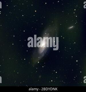 Spiral Galaxy M106, NGC 4258 Stock Photo