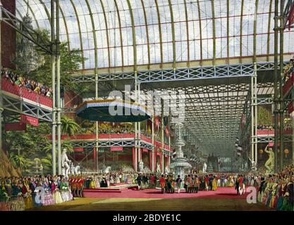 Great Industrial Exhibition Opening, 1851 Stock Photo