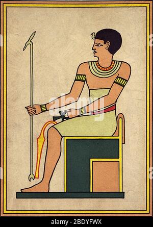 Imhotep, Egyptian Polymath Stock Photo