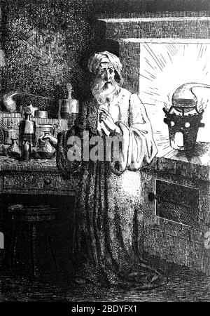 Hennig Brand, German Alchemist Stock Photo Alamy