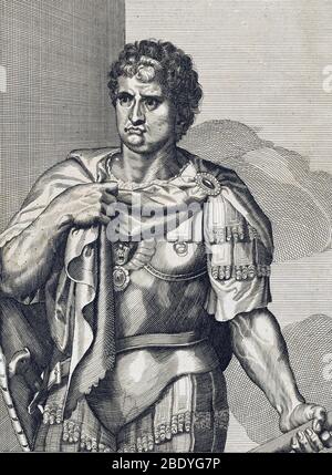 Nero, 5th Emperor of Rome Stock Photo