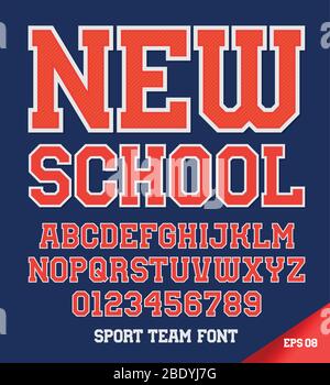sport style font. baseball numbers on white background. sport numbers sign.  9327026 Vector Art at Vecteezy