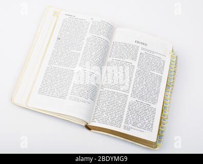 Old Testament Exodus Title page from the King James Version of the ...