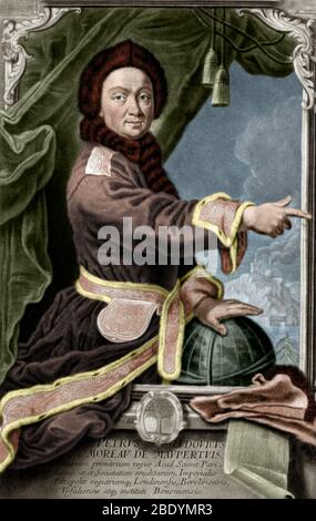 Pierre Maupertuis. Portrait of Pierre-Louis Moreau de Maupertuis (1698 ...