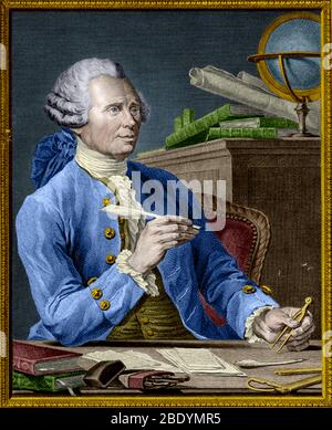 Jean le Rond d'Alembert, French Polymath Stock Photo