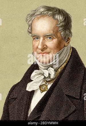 Alexander von Humboldt, Prussian Naturalist Stock Photo