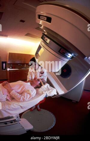 Radiation Treatment Stock Photo