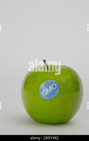 Genetically Modified Produce, Apple Stock Photo