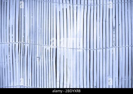 Old wooden background blinds painted in pale lilac. Stock Photo