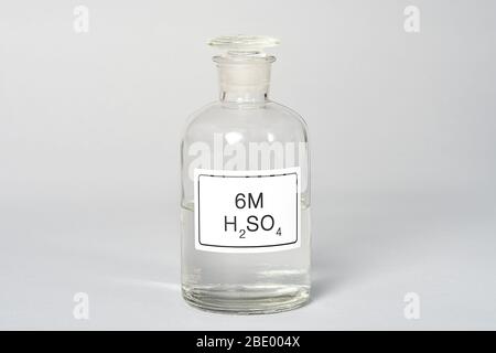 Sulphuric Acid Bottle Stock Photo - Alamy