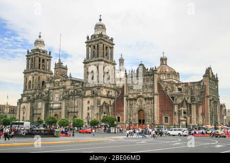 Mexico City Metropolitan Katedral in Mexico City Stock Photo