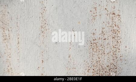 Old white rusty painted vintage dirty textured background macro Stock Photo