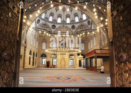 Islamic Architecture, Ottoman Sultan Bayezid II Mosque in Amasya, Turkey Stock Photo