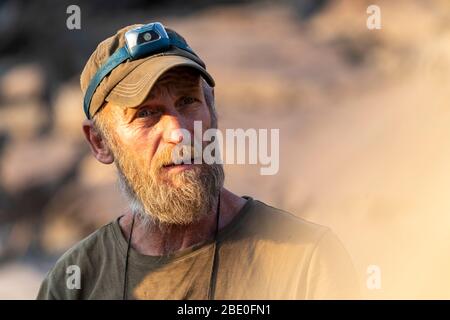 Portrait of Philip Stander, researcher Stock Photo