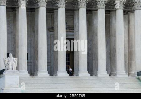 The United States Supreme Court Building at 1 First Street, NE, Washington D.C., USA Stock Photo
