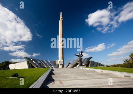 Exterior of the Belarusian State Museum of the History of the Great Patriotic War. Stock Photo