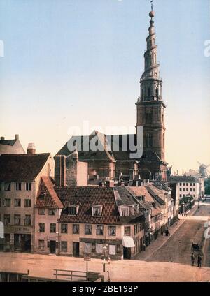 Saviour Church, Copenhagen, Denmark ca. 1890-1900 Stock Photo