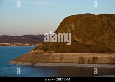 Elephant Butte Lake, Hydroelectric Dam, Southern New Mexico Stock Photo