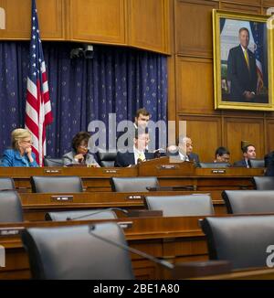 2013 - Testimony of Federal Housing Administration Commissioner Carol Galante [at hearing of House Financial Services Committee, Capitol Hill] Stock Photo