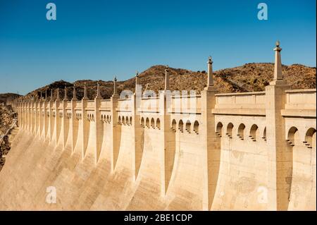 Elephant Butte Lake, Hydroelectric Dam, Southern New Mexico Stock Photo