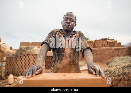 Portrait of a local man, in Kampala, Uganda Stock Photo - Alamy