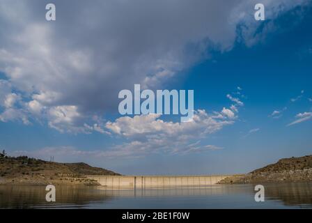 Elephant Butte Lake, Hydroelectric Dam, Southern New Mexico Stock Photo