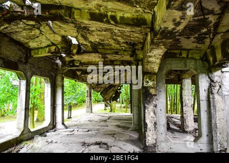 Ruins in Westerplatte Stock Photo
