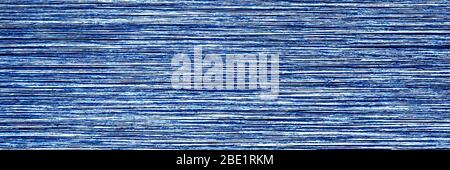 Blue metal texture with scratches. Abstract noise background overlay for design. Art stylized baner. Stock Photo