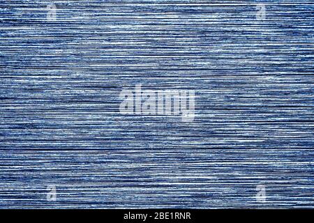 Blue metal texture with scratches. Abstract noise backdrop overlay for design. Art stylized baner. Stock Photo
