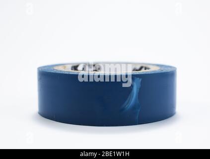 Roll of insulating tape isolated on a white background Stock Photo