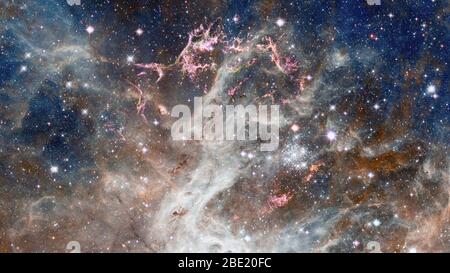 Universe background stars. Elements of this image furnished by NASA. Stock Photo