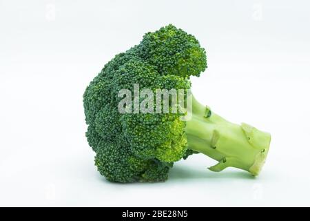 Broccoli isolated on white background Stock Photo