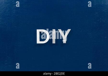 DIY - Do It Yourself acronym on white background Stock Photo - Alamy