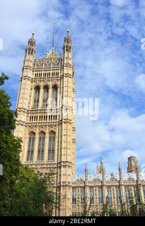 Palace of Westminster in London, Great Britain Stock Photo