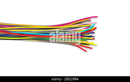 An illustration of a nice abstract lines graphic Stock Photo