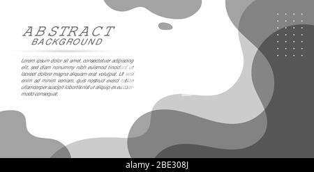 Black White Abstract Background, Grayscale Abstract Background, Black White Gradient Backgrounds Stock Vector