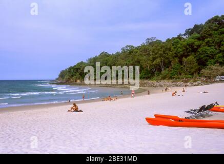 Main beach, Noosa Heads, Shire of Noosa, Sunshine Coast, Queensland, Australia Stock Photo