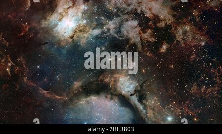 Beautiful space many light years far from the Earth. Elements of this image furnished by NASA Stock Photo